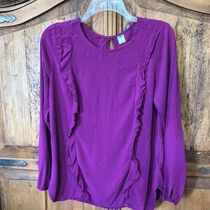 Elegant Purple Women's Top